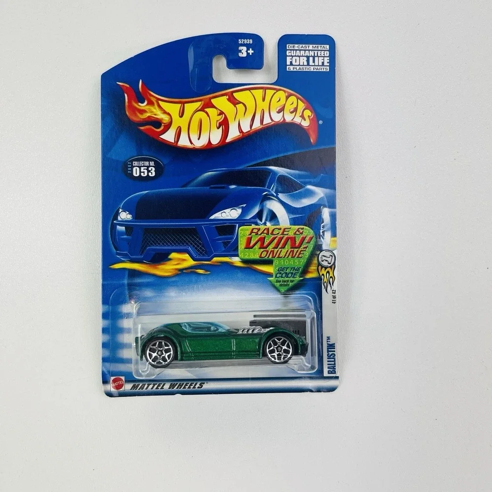 Hot Wheels 2002 Collector No 053 Ballistic Green Mainline